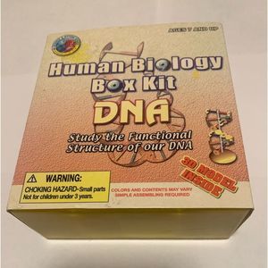 DNA Box Kit. 3D Model. Age 7 and up. Human Biology. Science and Nature Series.